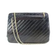 Chanel Vintage Begagnad Axelväska Black, Dam