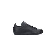 Adidas Svarta Läder Gymnastikskor Black, Unisex