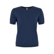 Skovhuus Mjuk & Stilren T-shirt Blue, Dam