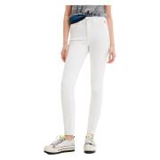 Desigual Skinny Jeans White, Dam