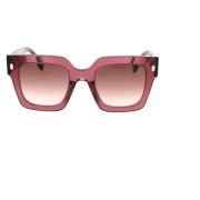 Fendi Snygga Solglasögon för Kvinnor Pink, Dam