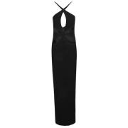 Monot Maxi Klänning Black, Dam