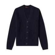 Barena Venezia Cardigan Blue, Herr