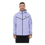 Nike ;Lila Tech Fleece Sweatshirt med dragkedja Sweatshirt; Purple, Un...