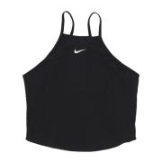 Nike Essentials Ribbed Tank - Svart/Vit Black, Dam