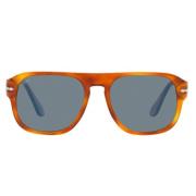 Persol Stiliga Unisex Solglasögon med Blå Lins Orange, Unisex