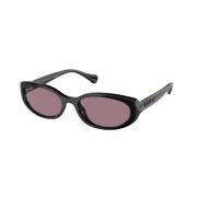 Polo Ralph Lauren Eleganta solglasögon för kvinnor Black, Dam