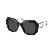 Prada Snygga solglasögon för kvinnor Black, Dam