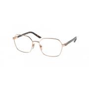 Prada Höj din stil med PR 55Yv glasögon för kvinnor Gray, Dam