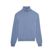 L'Exception Paris Rullkrage tröja i 12-gauge kashmir och merinoull Blu...