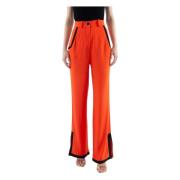 Rowen Rose Suit Trousers Orange, Dam