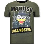 Local Fanatic Lyx Män T-shirt - Cosa Nostra Mafioso - 11-6371G Green, ...