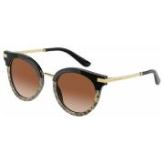 Dolce & Gabbana Stunning Multifärgade Solglasögon för Kvinnor Brown, D...
