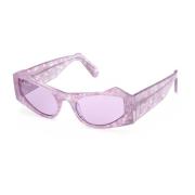 Gcds Stiliga solglasögon i färgkod 80Y Purple, Unisex