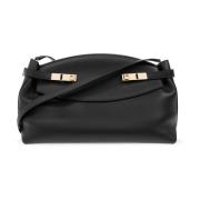 Salvatore Ferragamo ‘Hugo’ axelväska Black, Dam