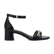 Tamaris Höj din stil med högklackade sandaler Black, Dam