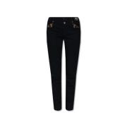 Versace Jeans Couture Smala jeans Black, Dam