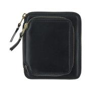 Comme des Garçons Black Outer Pocket Leather Wallet Black, Unisex
