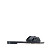 Saint Laurent Tribute Mules Black, Dam