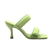 Gia Borghini Heeled Mules Green, Dam