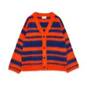 Amish Randig Mohair Cardigan Multicolor, Dam