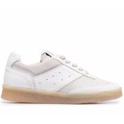 Maison Margiela Ikoniska Lädersneakers White, Dam