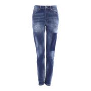 Dondup Smickrande Skinny Jeans för modeframåt kvinnor Blue, Dam