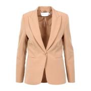 Simona Corsellini Blazerjacka Beige, Dam