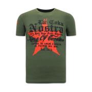 Local Fanatic Herr T Shirt King of Cocaines Green, Herr