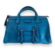 Chloé Pre-owned Pre-owned Läder handvskor Blue, Dam