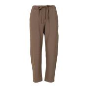 Semicouture Wide Trousers Green, Dam
