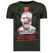 Local Fanatic Notorious Warrior Rhinestone - T shirt Herr - 13-6216K G...