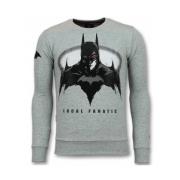 Local Fanatic Rhinestone Batman Tröja - Herr Sweater - 11-6295G Gray, ...