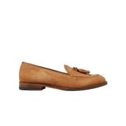 Scarosso Sienna Loafers - Handgjorda italienska Tassel Loafers Brown, ...