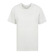 Maison Margiela Beige T-shirts och Polos White, Dam