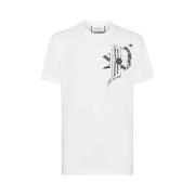 Philipp Plein Vita T-shirts och polos White, Herr