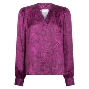 Jane Lushka Sofistikerad Liza Blus | Fuxia Pink, Dam