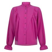 Jane Lushka Sofistikerad Roberta Blus i Fuxia Pink, Dam