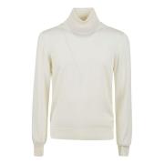 Gran Sasso Vita Merino Sweaters White, Herr