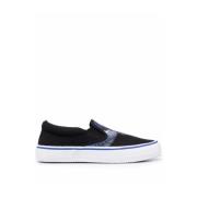 Marcelo Burlon Slip-On Sneakers med Wings Logo Black, Herr