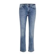 Saint Tropez Mollysz Mw Regular Jeans Ljusblå Denim Blue, Dam