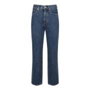 Slvrlake Straight Jeans Blue, Dam