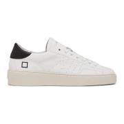 D.a.t.e. Vita Sneakers med D.a.t.e. Ingraverad Text White, Herr