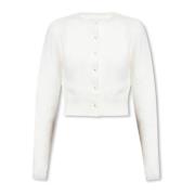 Maison Margiela Knäppt kofta White, Dam