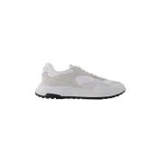 Hogan Hyperlight Allacciato Sneakers i Vit Canvas White, Herr