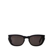 Saint Laurent Rektangulära/Fyrkantiga Solglasögon för Kvinnor Black, D...