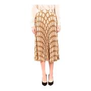 Twinset Midi kjol Beige, Dam