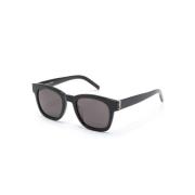 Saint Laurent SL M124 001 Sunglasses Black, Unisex