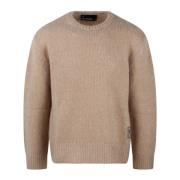 Neil Barrett Thunderbolt Patch Sweater Beige, Herr