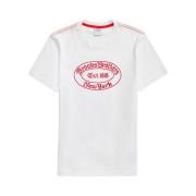 Brooks Brothers Label Graphic T-shirt White, Herr